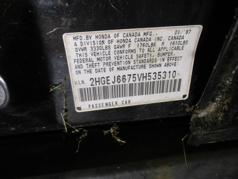 Driver Left Hood Hinge Fits 96-98 CIVIC 1933198