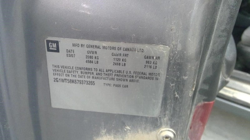 AC Evaporator VIN W 4th Digit Limited Fits 04-16 IMPALA 2008560