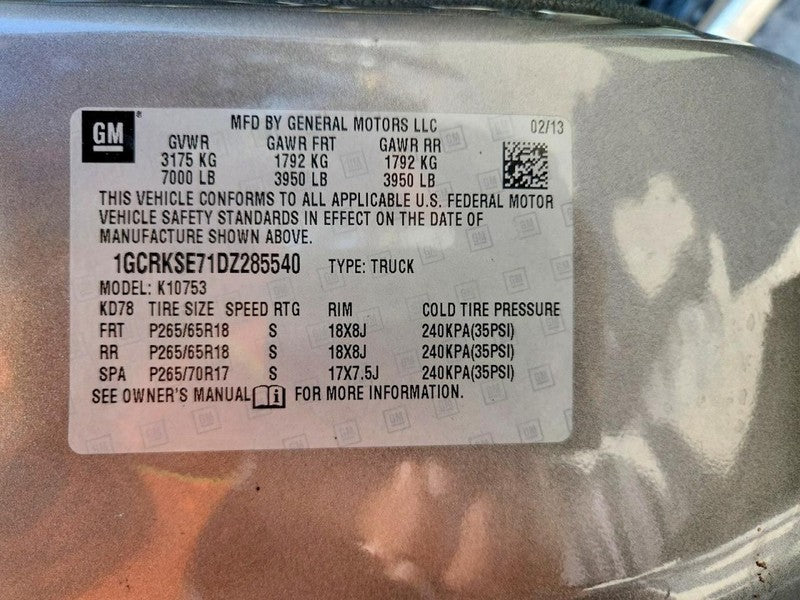 AC Compressor Fits 11-14 SIERRA 2500 PICKUP 1951043