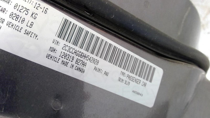 300 2017 Seat Belt Rear 1921225