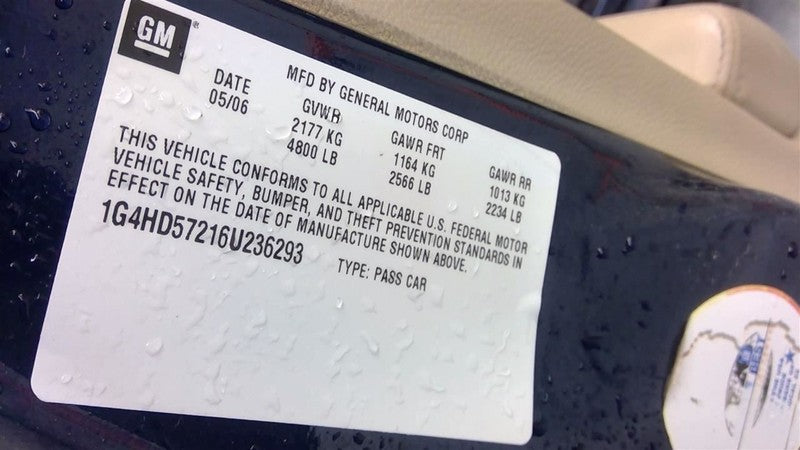 Passenger Side View Mirror Power Heated Fits 06-08 LUCERNE 1663341