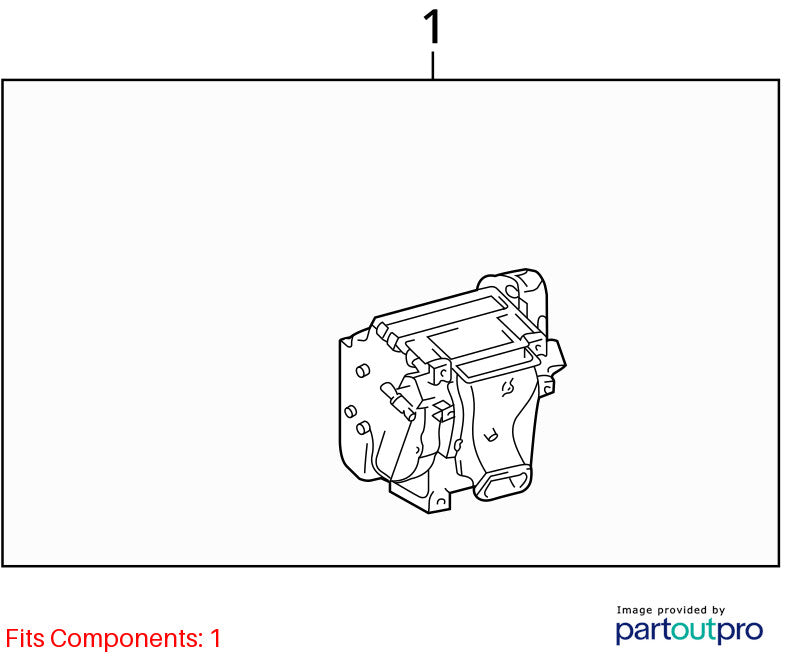 AC Evaporator SR5 Fits 06-09 4 RUNNER 1931985
