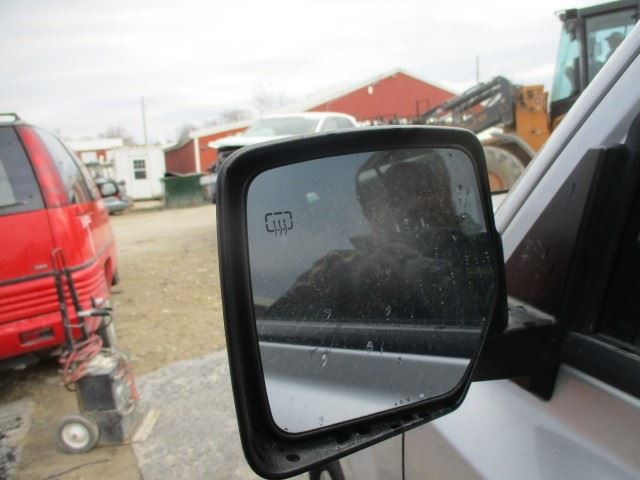 Passenger Side View Mirror Moulded In Black Power Fits 07-12 PATRIOT 1