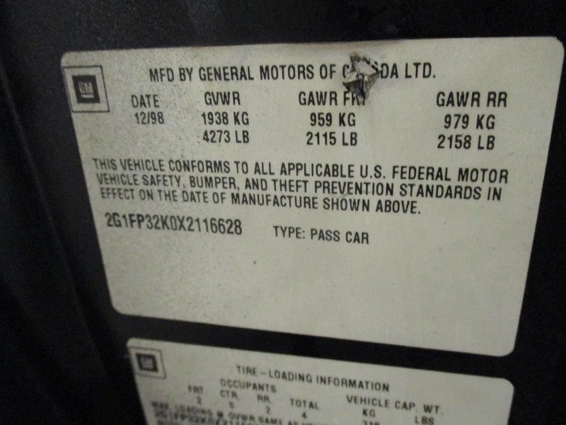 Power Brake Booster Fits 93-02 CAMARO 1859497