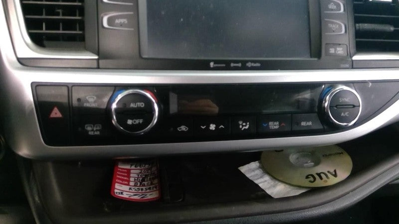 Temperature Control Front ID 55900-0E400 Fits 14-19 HIGHLANDER 1898043