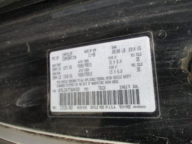 Rear Axle 2WD Round Cover Chrysler 8-1/4 3.55 Ratio Fits 91-96 DAKOTA