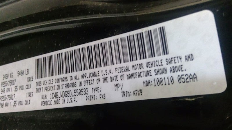 Transfer Case VIN W 6th Digit Jk Body 3.6L Fits 12-18 WRANGLER 1649005