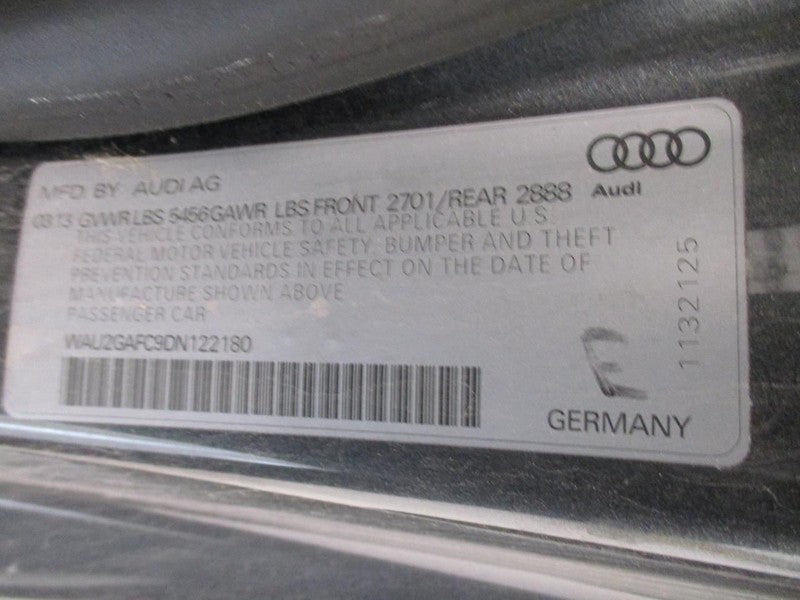 Audi A7 2013 Headrest Used 0585