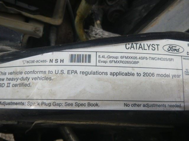 Ford F-250SD 2005-2008 Alternator 96K mi. 6C3Z10346AA 2234