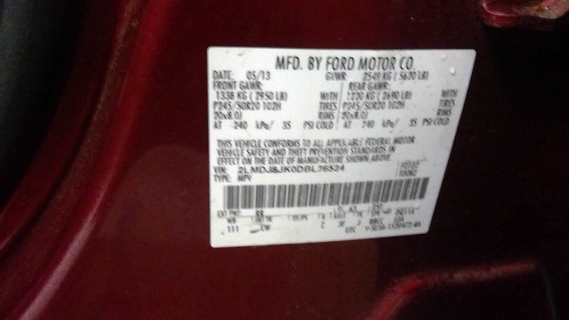 Carrier Rear Axle Thru 07/29/12 Fits 10-13 EDGE 1718380