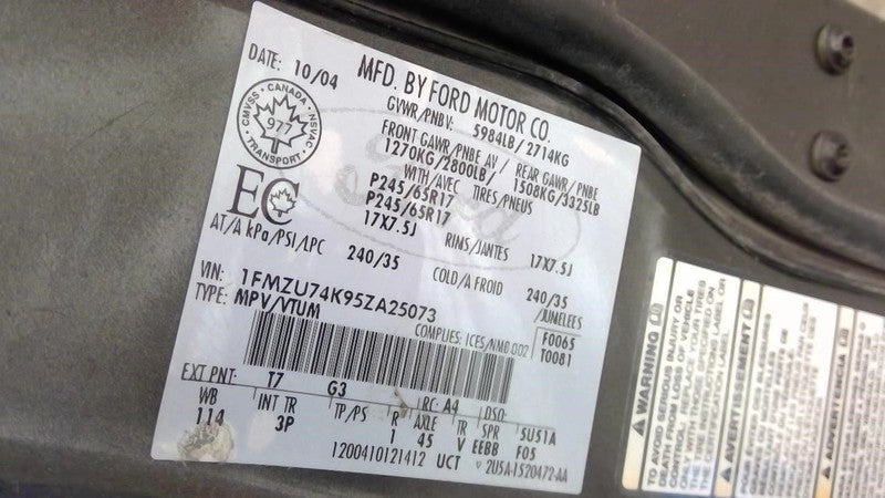 Steering Gear/Rack Power Rack And Pinion 4 Door Fits 04-05 EXPLORER 20