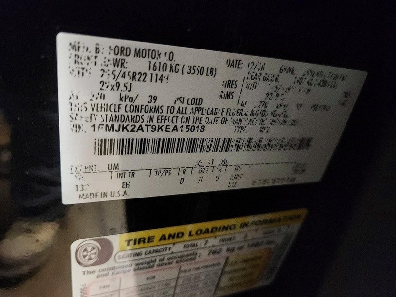 EXPEDITON 2019 Seat Belt Rear 1955009