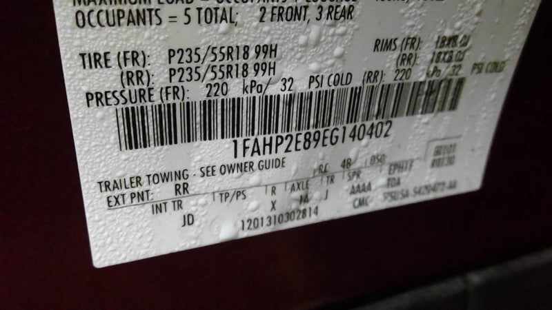 Automatic Transmission 6 Speed 3.5L FWD 2.77 Ratio Fits 14-19 TAURUS 1