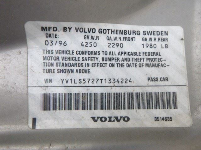 Power Steering Pump Fits 93-97 VOLVO 850 1376779
