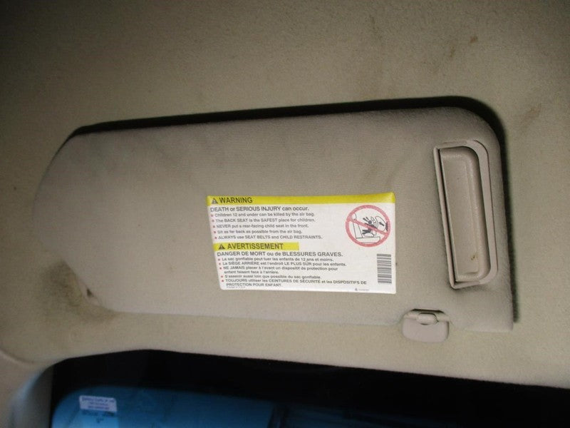 Driver Left Sun Visor Without Illumination Fits 00-05 IMPALA 2027305