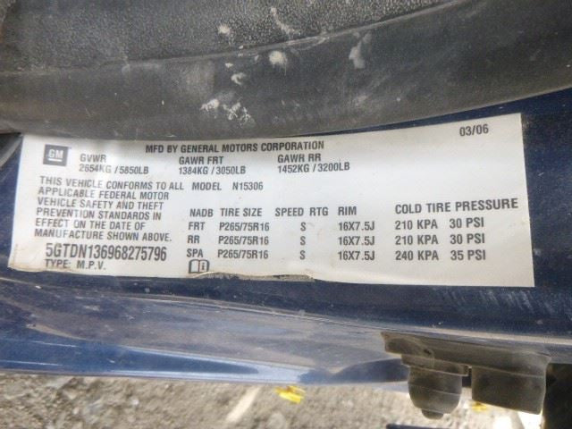 Rear Axle Increased Capacity Chassis Package Opt Z85 Fits 06 HUMMER H3