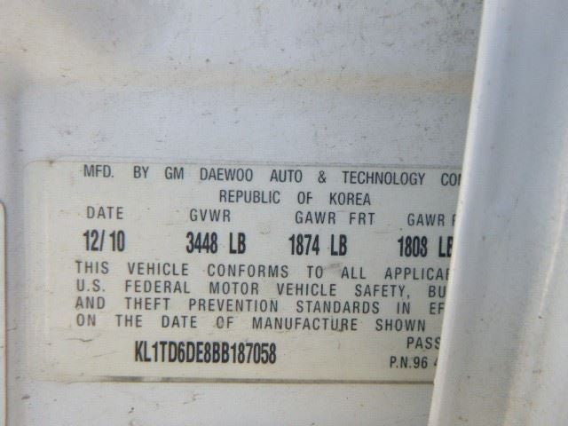 Driver Left Side View Mirror Power Hatchback Fits 07-11 AVEO 1400461