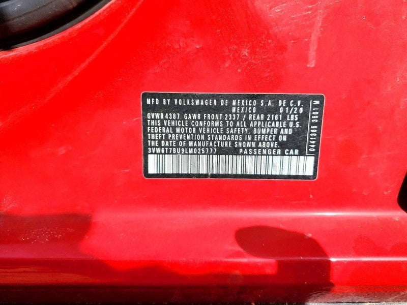 Rear Spoiler Fits 19-24 JETTA GLI 1920279