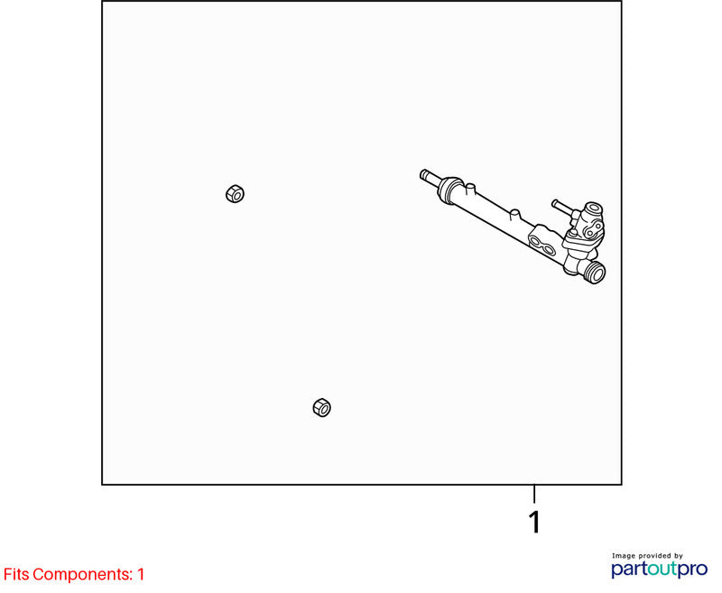 Steering Gear/Rack Power Rack And Pinion Fits 04-08 MAXIMA 1888957