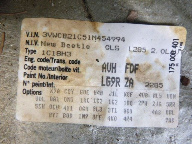Power Steering Pump City Canada Only Fits 99-11 GOLF 1903686