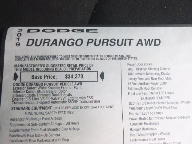 Driver Rear Suspension Without Crossmember Fits 16-25 DURANGO 1496265