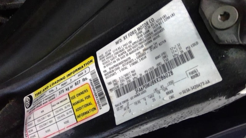 Driver Front Window Regulator Electric Without Motor Fits 13-20 FUSION