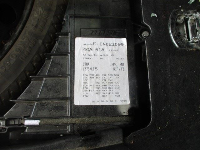 Automatic Transmission 3.0L Gasoline Fits 13-15 AUDI A6 1487688