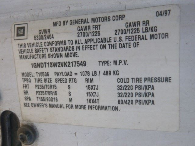 Steering Gear/Rack Power Steering Fits 95-05 BLAZER S10/JIMMY S15 1564