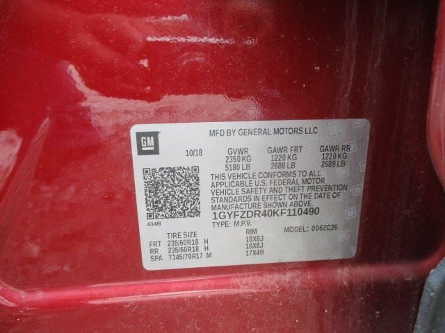 Engine 2.0L VIN 4 8th Digit Opt Lsy Fits 19-25 XT4 1507058
