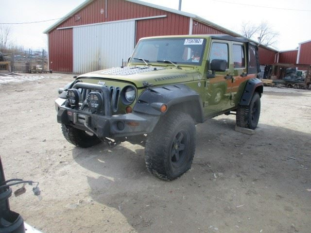 Passenger Right Side View Mirror Manual Fits 07-10 WRANGLER 1471834