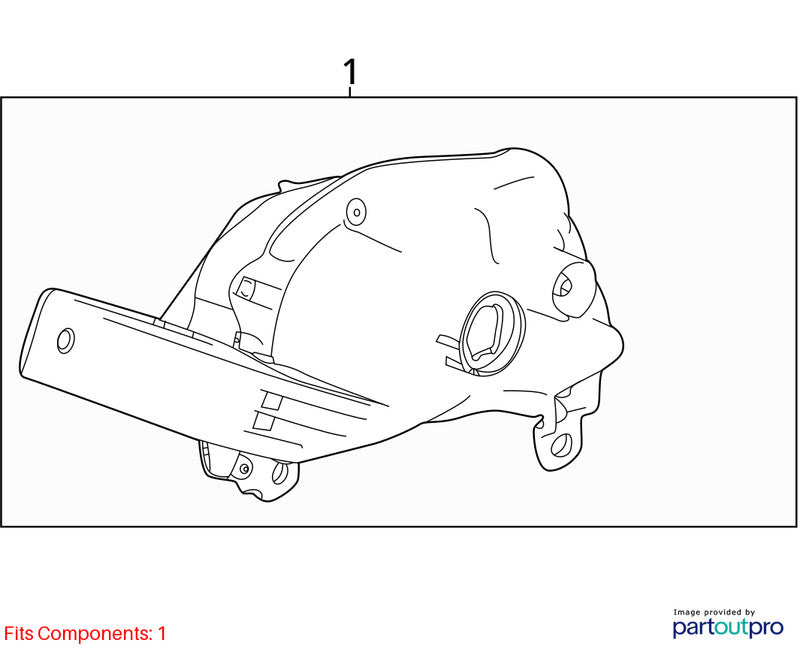 Passenger Corner/Park Light Park Lamp-turn Signal Fits 19-22 ALTIMA 16