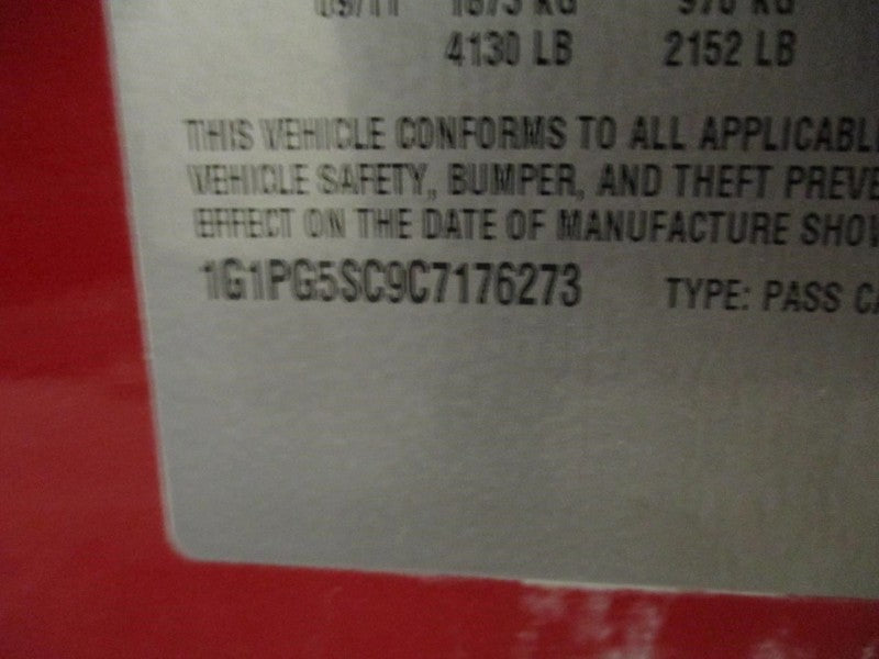 Power Brake Booster Fits 12-17 VERANO 1854536