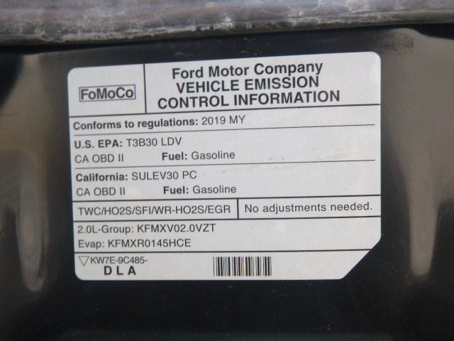 AC Compressor VIN U 8th Digit Hybrid Electric Fits 13-20 FUSION 150316