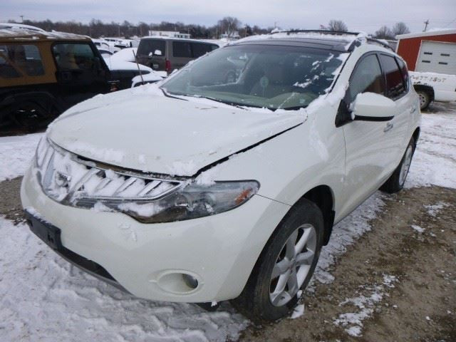 Passenger Right Headlight Halogen Fits 09-10 MURANO 1069179