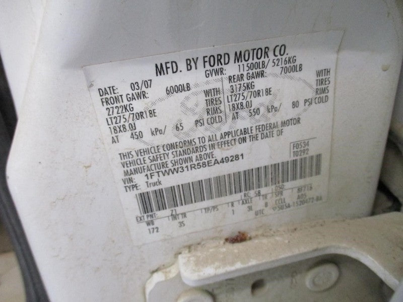 Engine ECM Diesel Control Fits 00-10 FORD F250SD PICKUP 1677511