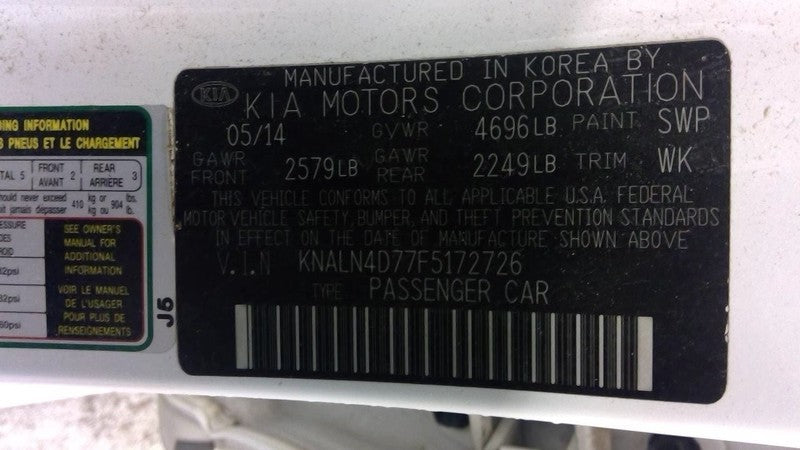 Starter Motor ID 361003C221 Fits 14-16 SORENTO 1715574