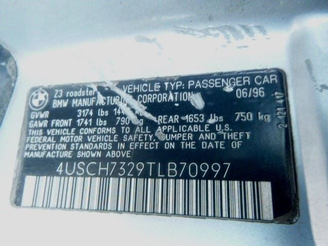 Manual Transmission 1.9L Fits 96-97 BMW Z3 1534317