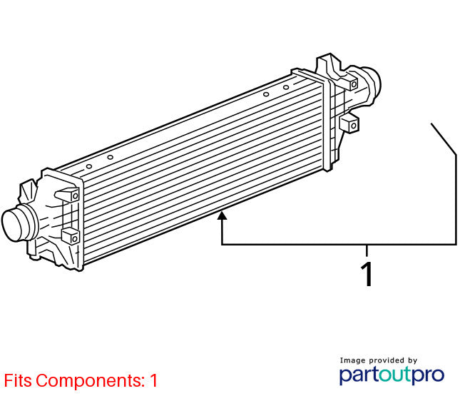 Intercooler US Market Fits 16-19 21-22 ENCORE 1893493