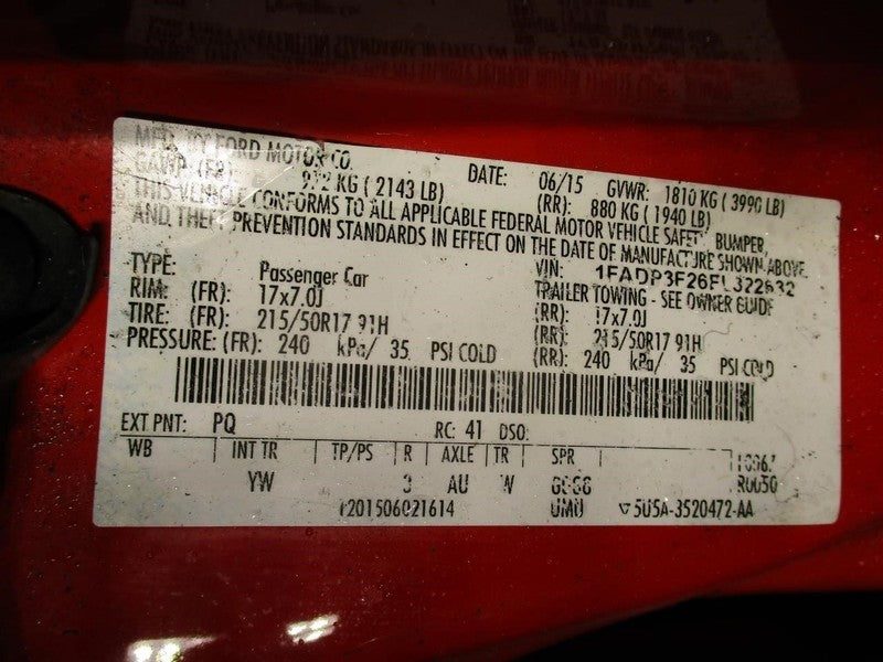 FOCUS 2015 Front Door Trim Panel 2061713