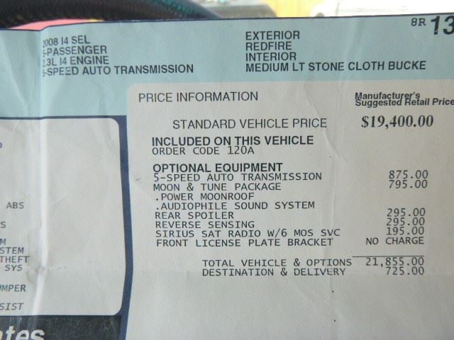 Engine ECM Electronic Control Module 2.3L Automatic Fits 07-09 FUSION