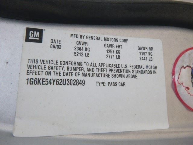 Speedometer Cluster US Analog Opt UY9 Fits 01-05 DEVILLE 1493817