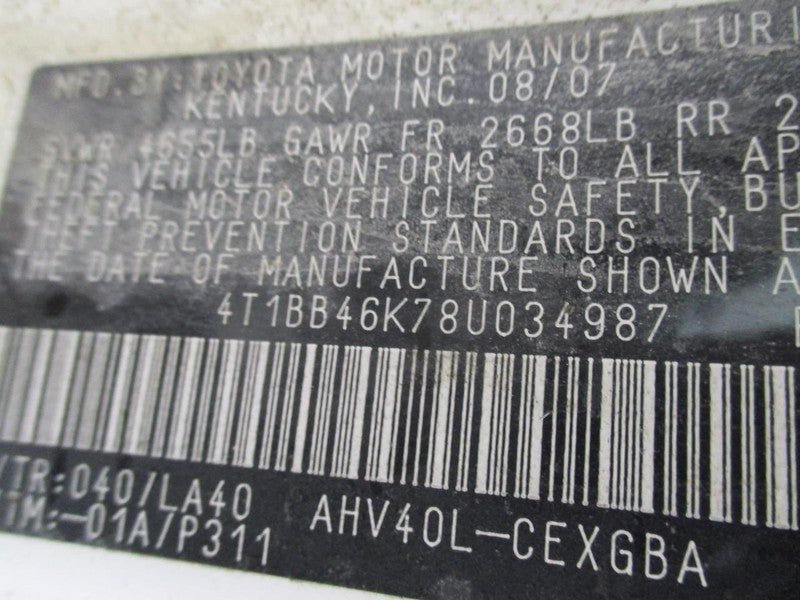 CAMRY 2008 Front Door Trim Panel 2049964