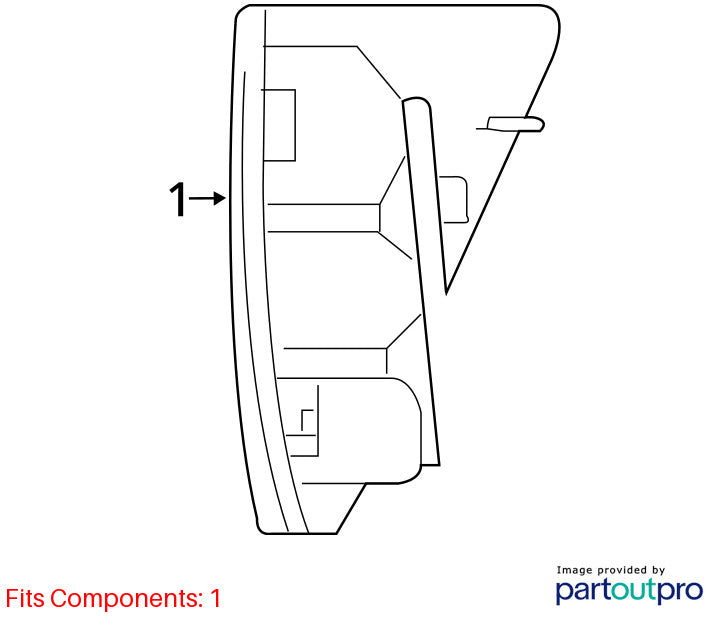 Passenger Right Tail Light Fits 07-10 GRAND CHEROKEE 2018749
