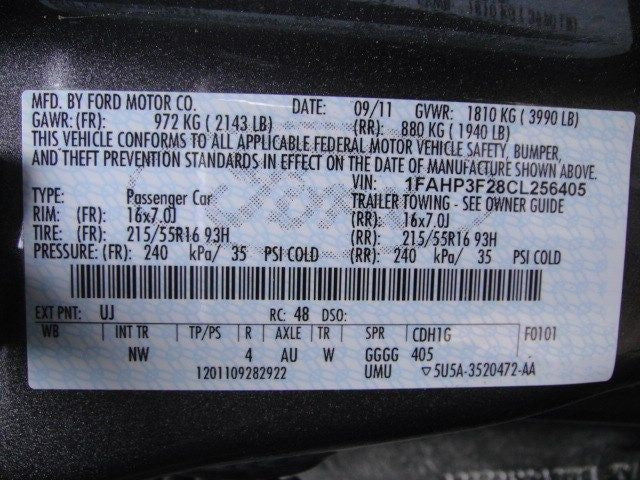 Passenger Grille Cover Mounted Lower Titanium Fits 12-14 FOCUS 620484