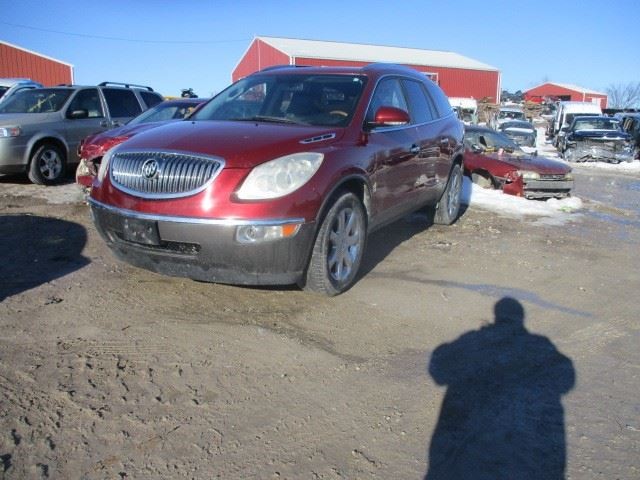 Driver Side View Mirror Power Folding Opt Dnp Fits 08-12 ENCLAVE 19707