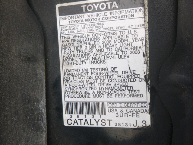 Console Front Floor Extended Cab 4 Door Fits 07-09 TUNDRA 1502399