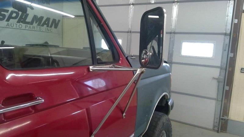 Side View Mirror Manual 3 Mounting Points Fits 80-91 FORD F150 PICKUP