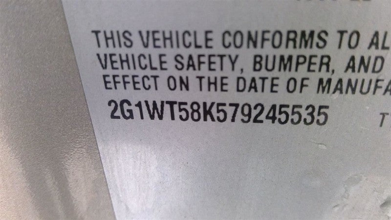 Engine 3.5L VIN K 8th Digit Opt Lze Fits 07 IMPALA 1703042