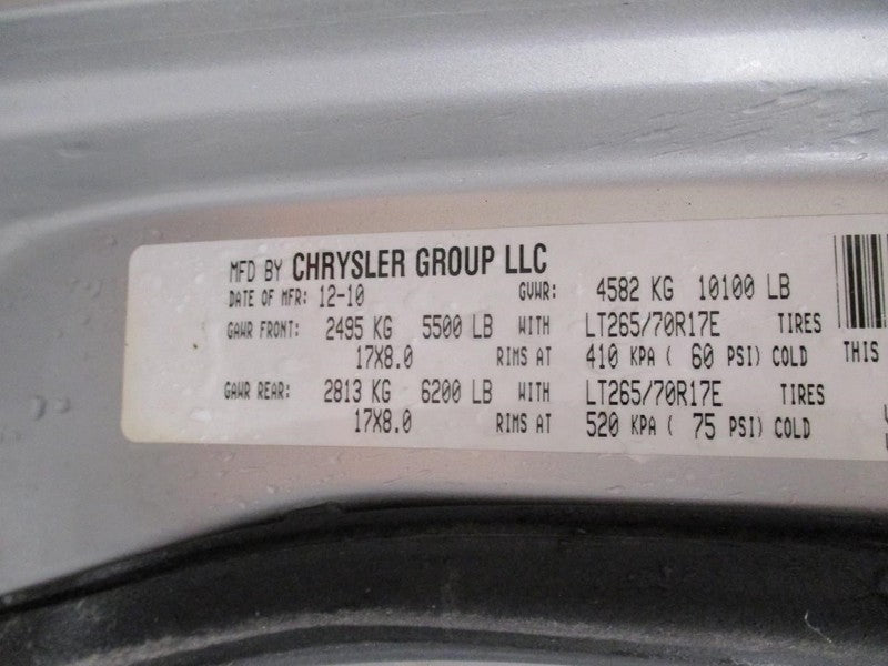 RAM3500 2011 Fuel Filler Door 2012612