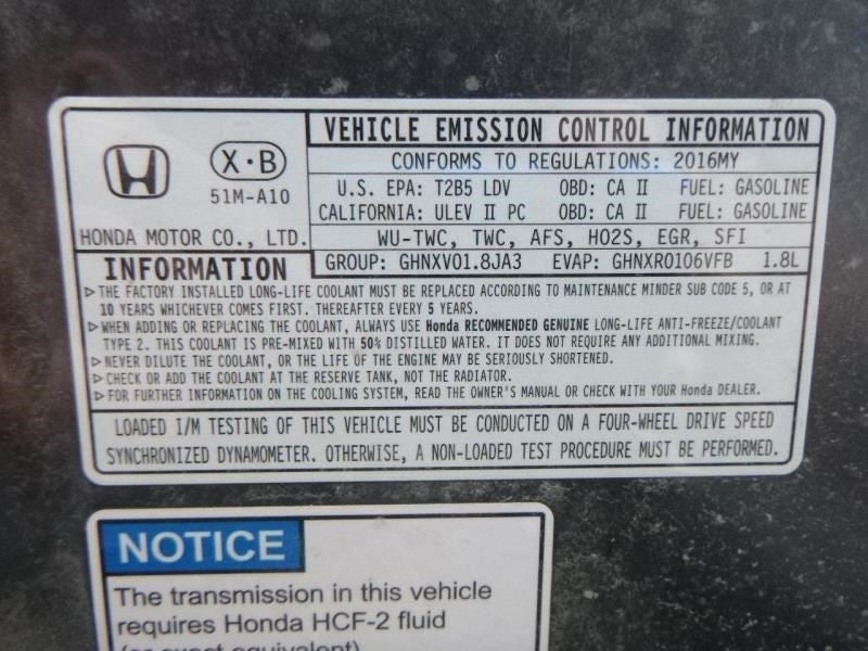 Passenger Right Headlight Fits 16-18 HR-V 1074461